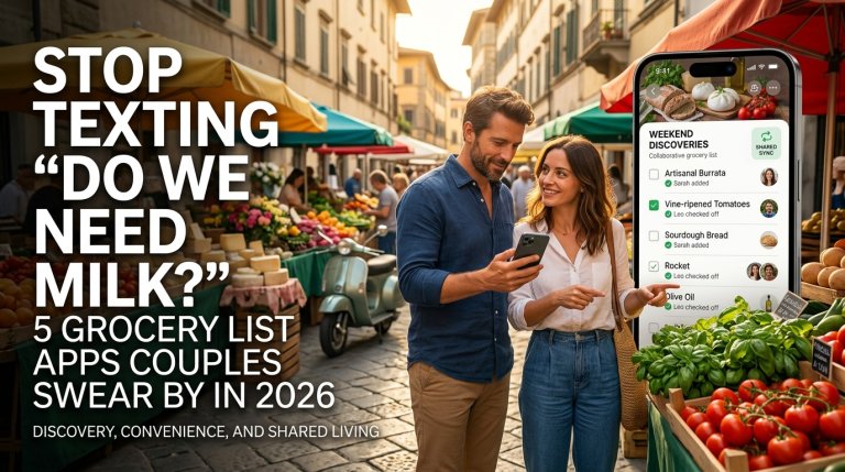 Stop Texting “Do We Need Milk?”: 5 Grocery List Apps Couples Swear By in 2026
