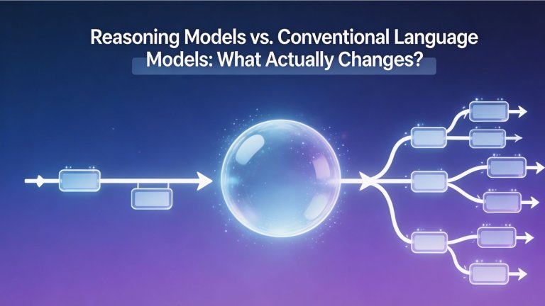Reasoning Models vs. Conventional Language Models: What Actually Changes?