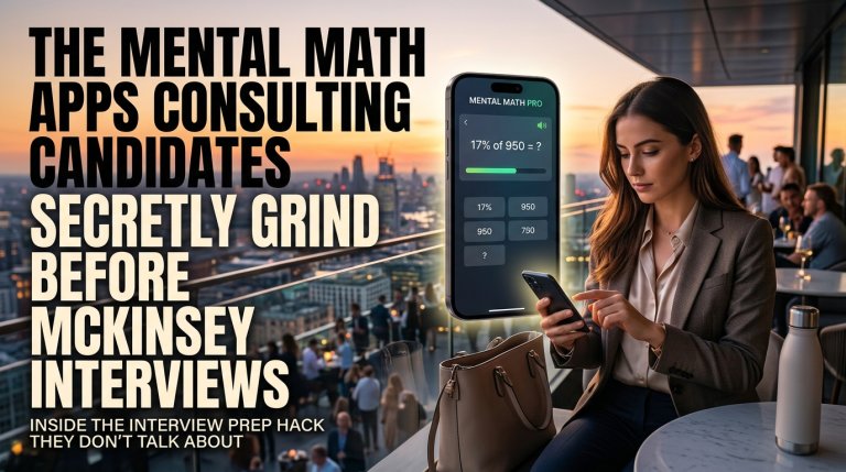 The Mental Math Apps Consulting Candidates Secretly Grind Before McKinsey Interviews