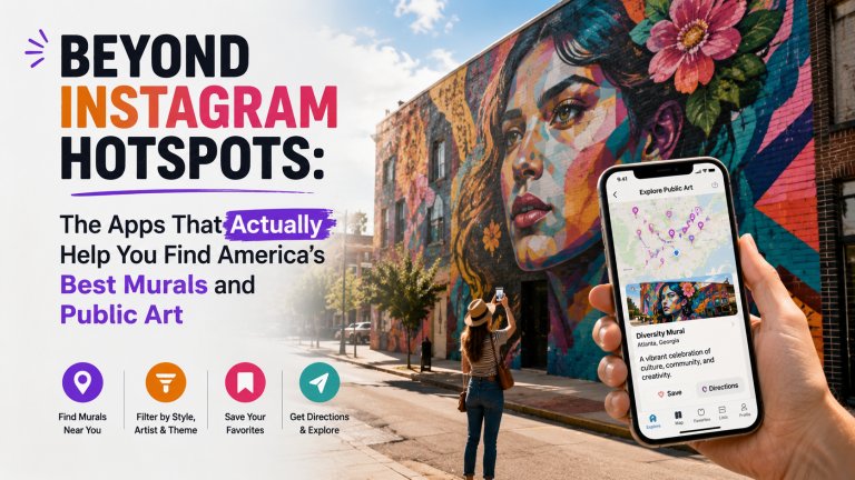 Beyond Instagram Hotspots: The Apps That Actually Help You Find America's Best Murals and Public Art