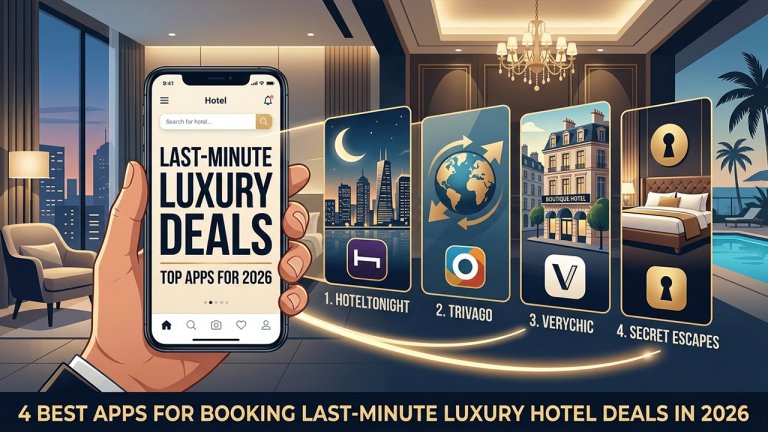 How to Score 5-Star Hotel Rooms for 50% Off: The 4 Best Last-Minute Luxury Booking Apps in 2026
