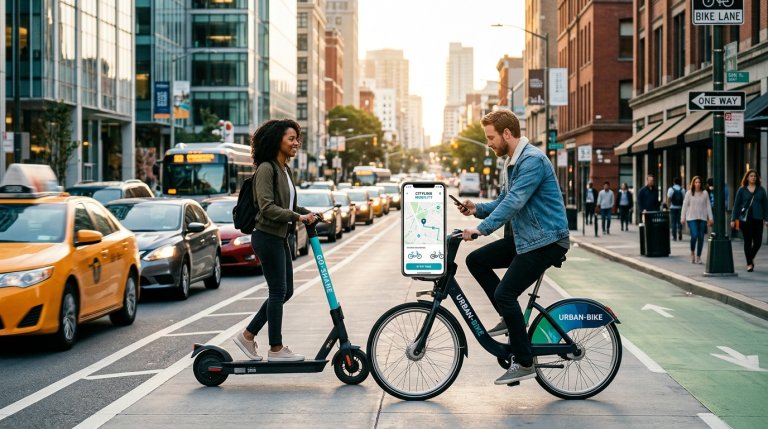 The Bike and Scooter Sharing Apps That Make Urban Commuting Faster Than Sitting in Traffic