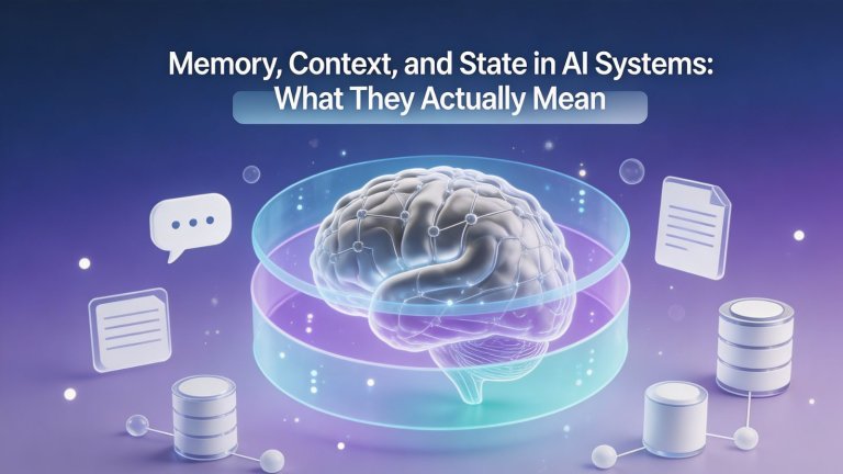 Memory, Context, and State in AI Systems: What They Actually Mean