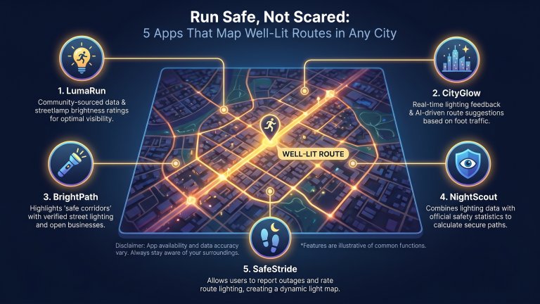 Run Safe, Not Scared: 5 Apps That Map Well-Lit Routes in Any City