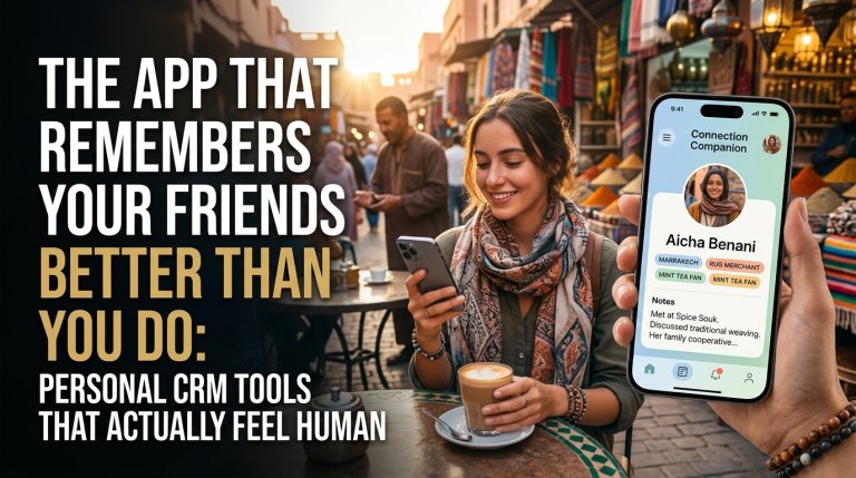 The App That Remembers Your Friends Better Than You Do: Personal CRM Tools That Actually Feel Human