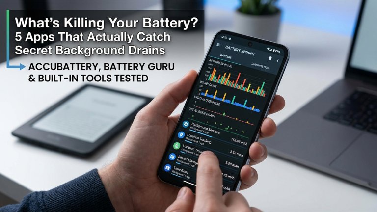 What’s Killing Your Battery? 5 Apps That Actually Catch Secret Background Drains