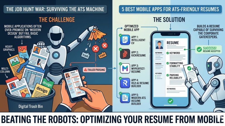 Your Resume Looks Fine — Until the ATS Rejects It: 5 Apps That Help