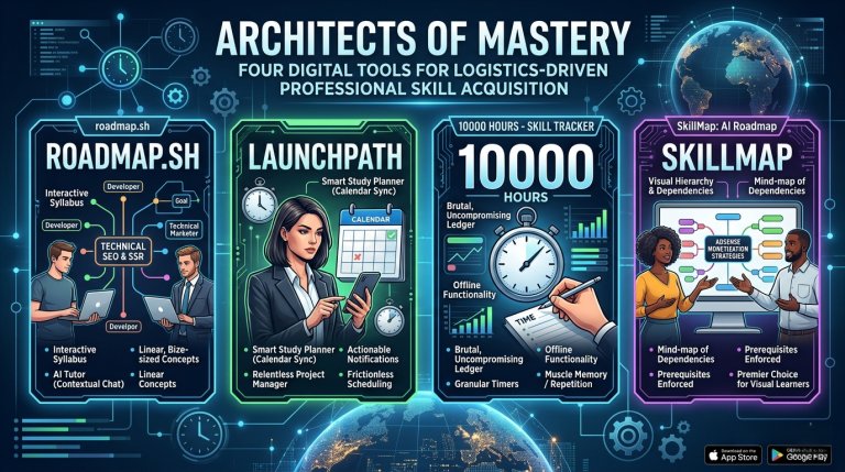 Architects of Mastery: Four Digital Tools for Logistics-Driven Professional Skill Acquisition