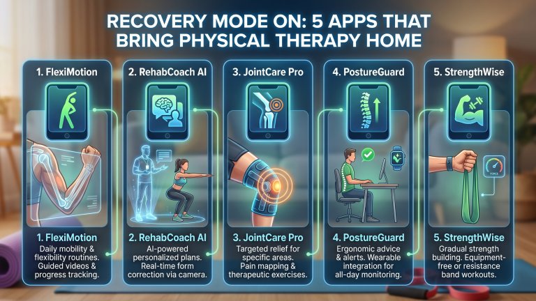 Recovery Mode On: 5 Apps That Bring Physical Therapy Home
