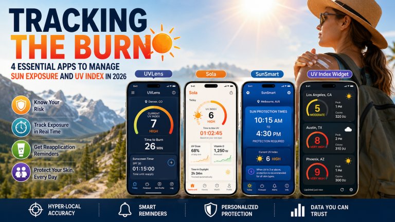 Tracking the Burn: 4 Essential Apps to Manage Sun Exposure and UV Index in 2026