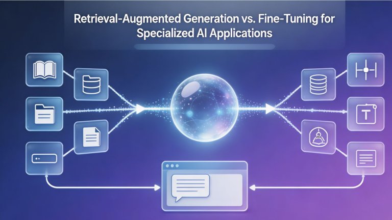 Retrieval-Augmented Generation vs. Fine-Tuning for Specialized AI Applications