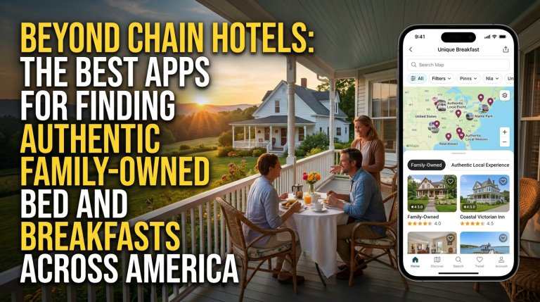 Beyond Chain Hotels: The Best Apps for Finding Authentic Family-Owned Bed and Breakfasts Across America