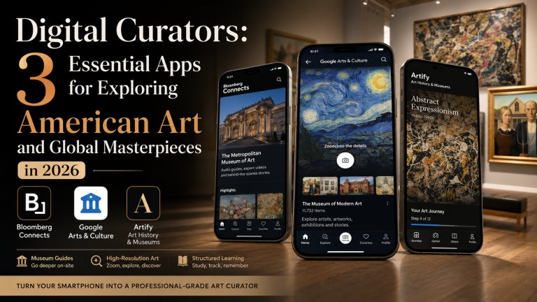 Digital Curators: TOP 3 Apps for Exploring American Art and Global Masterpieces in 2026