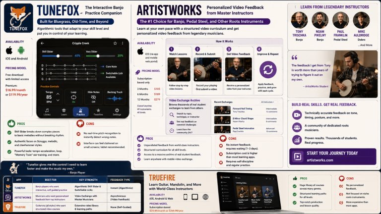 Cutting Through the Noise: Interactive Apps Redefining How Musicians Learn Niche American Roots Instruments