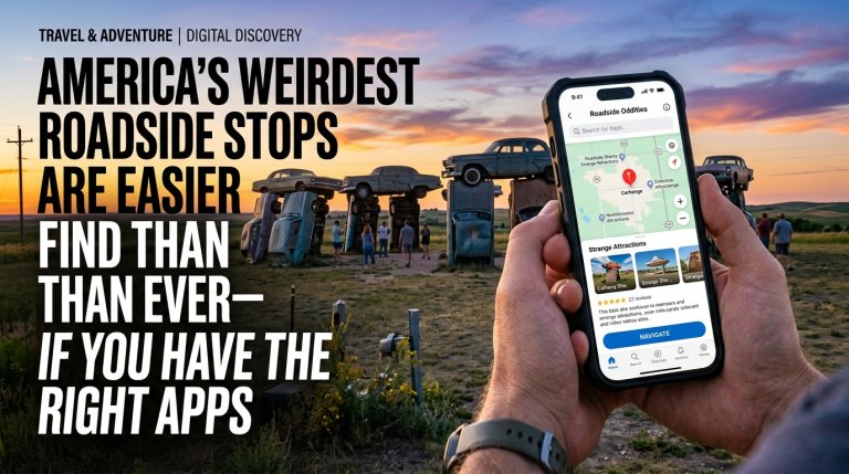 America's Weirdest Roadside Stops Are Easier to Find Than Ever—If You Have the Right Apps