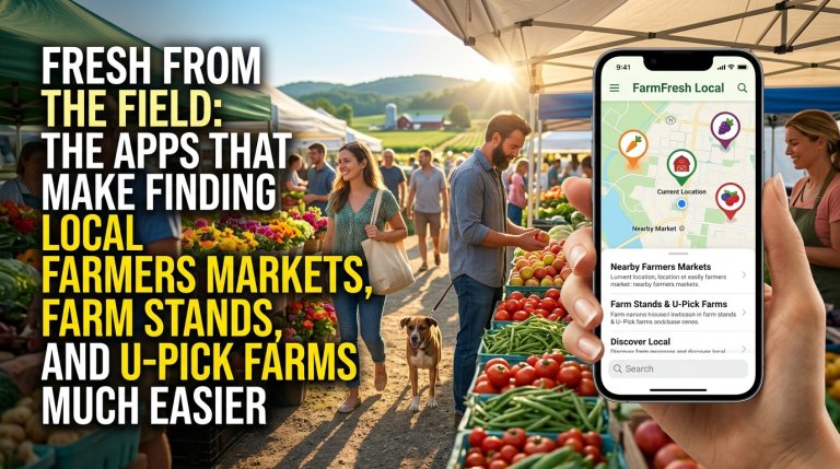 Fresh From the Field: The Apps That Make Finding Local Farmers Markets, Farm Stands, and U-Pick Farms Much Easier