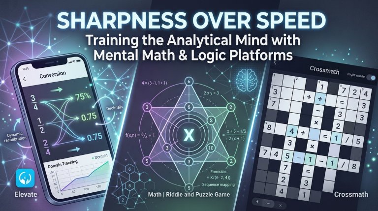 Sharpness Over Speed: Training the Analytical Mind with Mental Math and Logic Platforms
