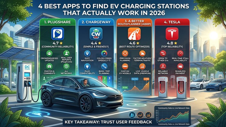 Fed Up with Broken Chargers? 4 Best EV Charging Apps That Actually Work in 2026