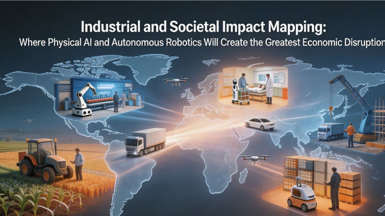Industrial and Societal Impact Mapping: Where Physical AI and Autonomous Robotics Will Create the Greatest Economic Disruption