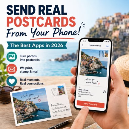 From Camera Roll to Mailbox: The Best Apps for Sending Real Postcards in 2026