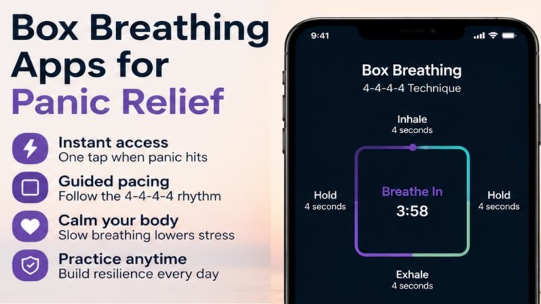 Best Box Breathing Apps to Calm Panic Attacks Fast