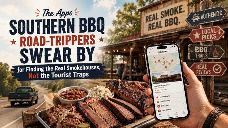 The Apps Southern BBQ Road-Trippers Swear By for Finding the Real Smokehouses, Not the Tourist Traps