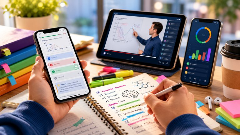 Screen Time into Score Gains: Commuting and Cramming with Mobile Test Prep Tools