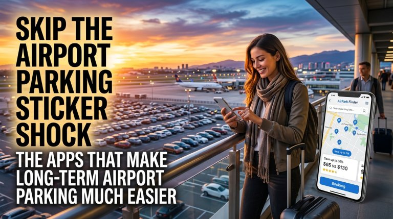 Skip the Airport Parking Sticker Shock: The Apps That Make Long-Term Airport Parking Much Easier