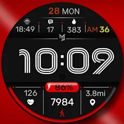 STRIPES - Digital watch face icon