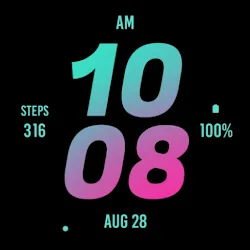 Tosca Pink Bold Watch Face icon