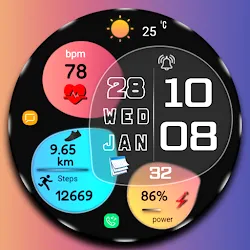 Digital fsw306 watch face icon