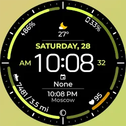 Analog & Digital watch face icon