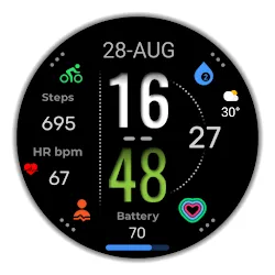 WaTchG018: Digital watch face icon