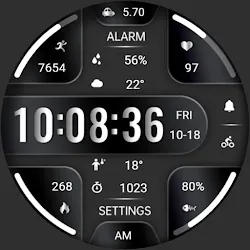 ZKin Watch Symmetrical Gray icon