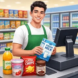 Supermarket Simulator Game 3d icon
