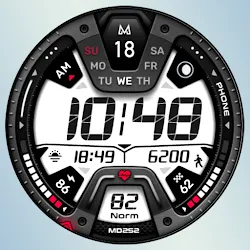 MD252 Digital watch face icon