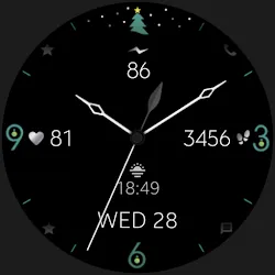 Minimal Christmas Watch Face icon