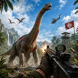Cazador Dino: FPS Disparos icon