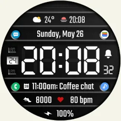 DADAM75: Digital Watch Face icon