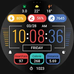 ZKin Watch Black Color Data icon