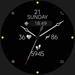 Minimal Black v14 Watch Face icon