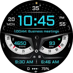 A475 Angry Eyes Digital Face icon