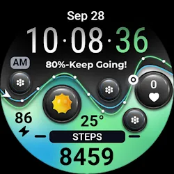 OMG 75 - Colorful Watch Face icon