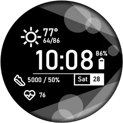 Modern Contrast Watch Face icon