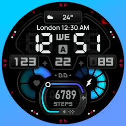 SH009 Watch Face, WearOS watch icon