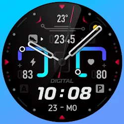 SH020 Watch Face, WearOS watch icon