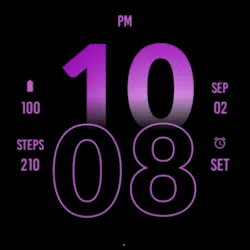 Active Soft Purple Watch Face icon