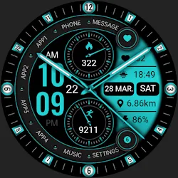 Green Screen Data ZKin Watch icon