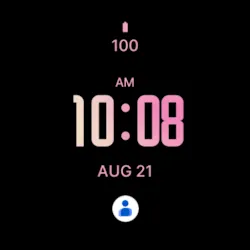 Blush Pink Modern Watch Face icon