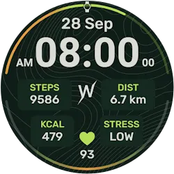 Topo Trail Watch Face icon